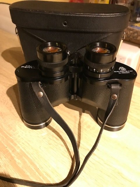 Vintage asahi 2024 pentax binoculars